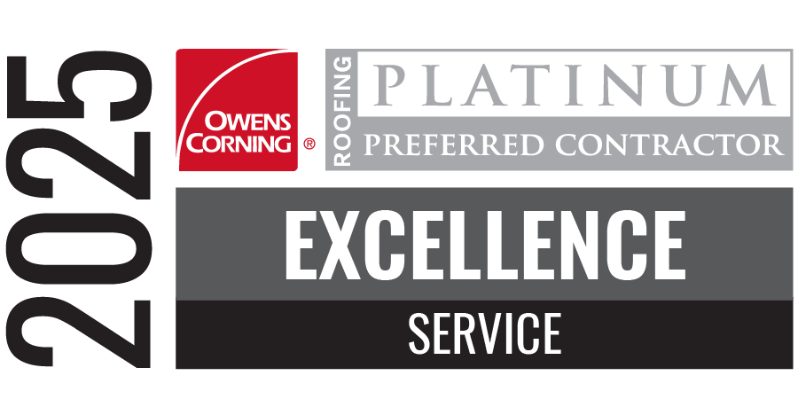 Owens Corning 2025 Platinum Service Excellence — Ultimate Roofing