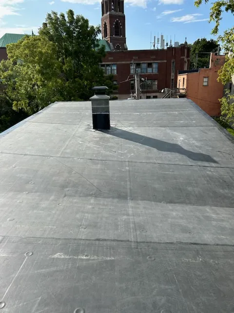 Albany NY — Commercial EPDM flat-roof install — Ultimate Roofing