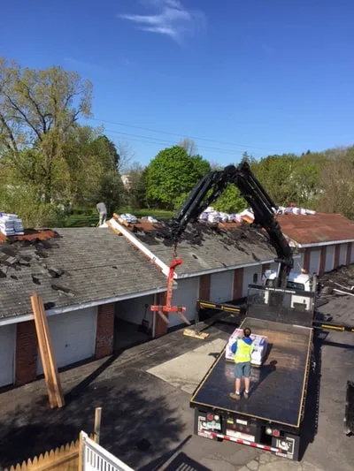 Albany NY — Commercial garage roof replacement — Ultimate Roofing
